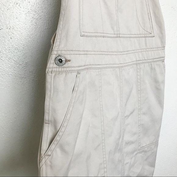 Gap Cream Overall Dress Size S - Picture 5 of 10